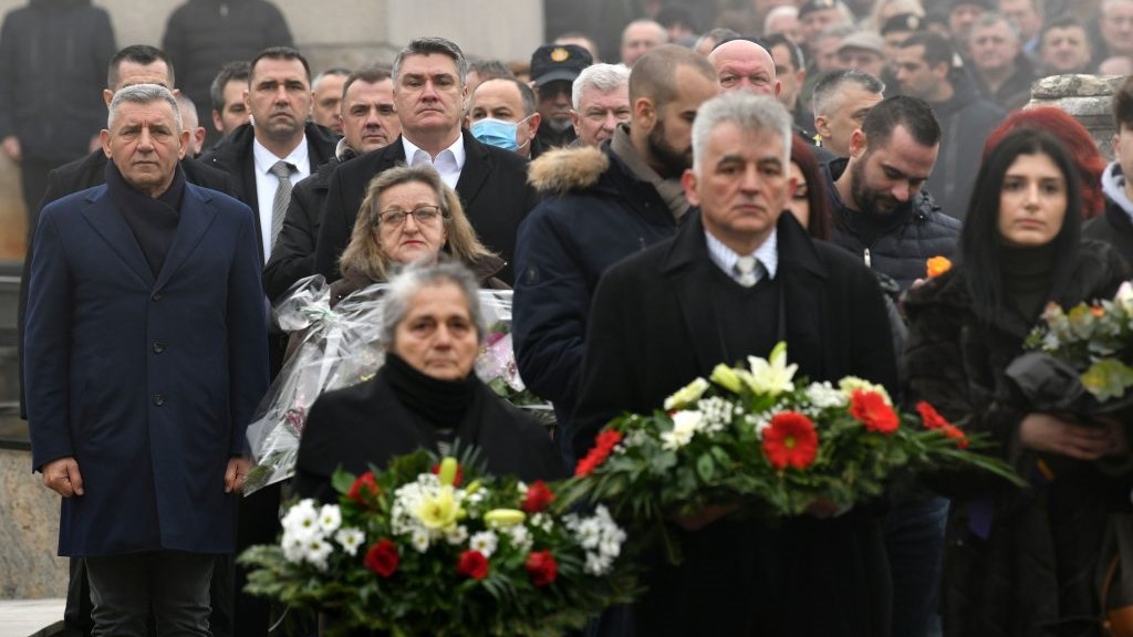 Milanović i Gotovina na komemoraciji Damiru Tomljanoviću – Gavranu