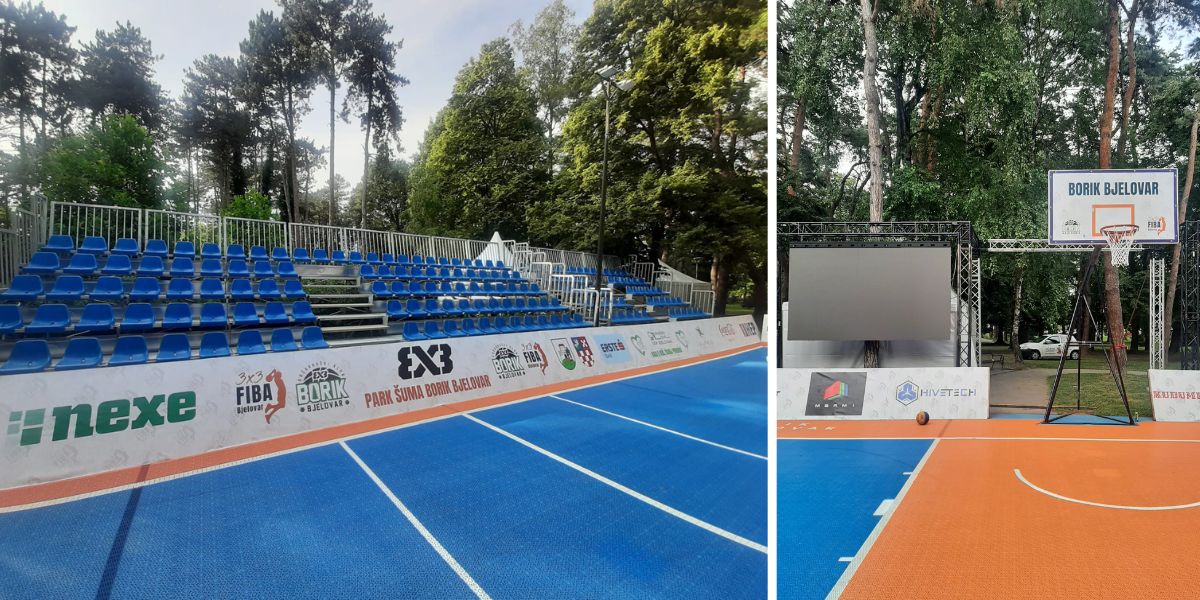 [FOTO] Sve je spremno! Sutra počinje košarkaški turnir Borik Bjelovar 3x3