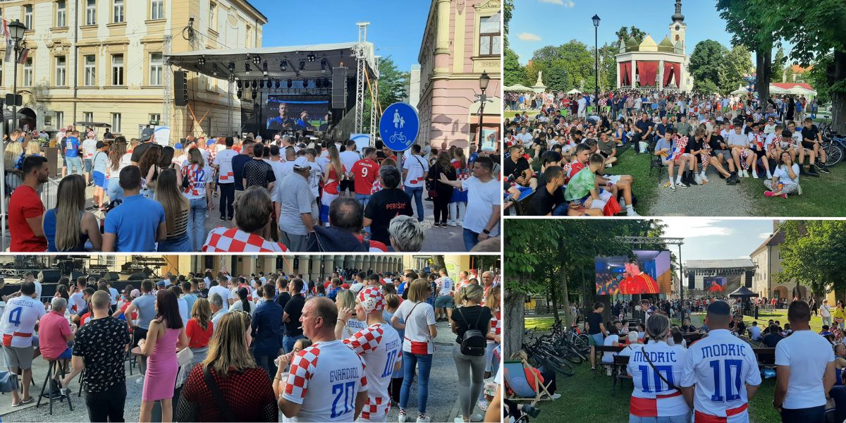 [FOTO] Bjelovar je spreman! Igraj moja Hrvatska