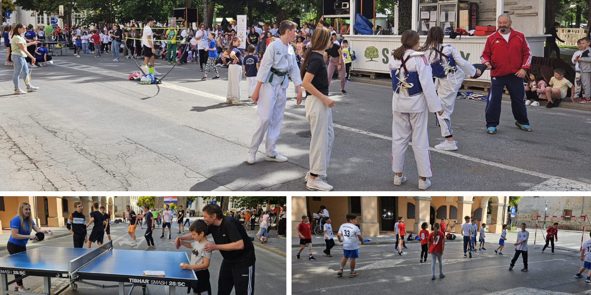 [FOTO] Stotine mališana u središtu Bjelovara uživalo u sportu