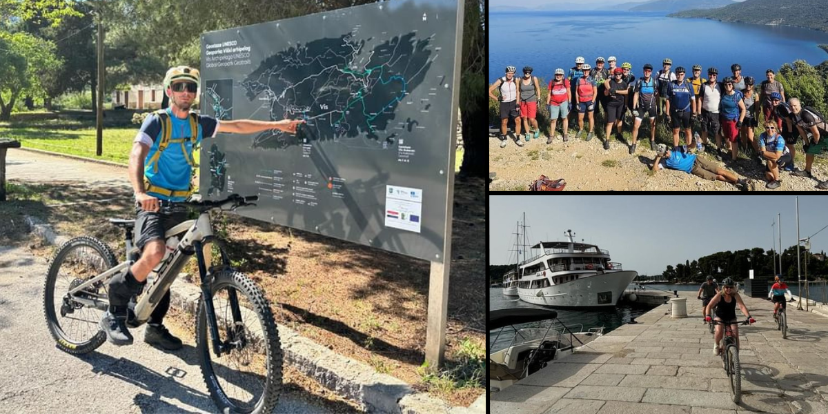 [FOTO] Bjelovarčanin Mario već godinama turiste vodi na bicikliranje po jadranskim otocima