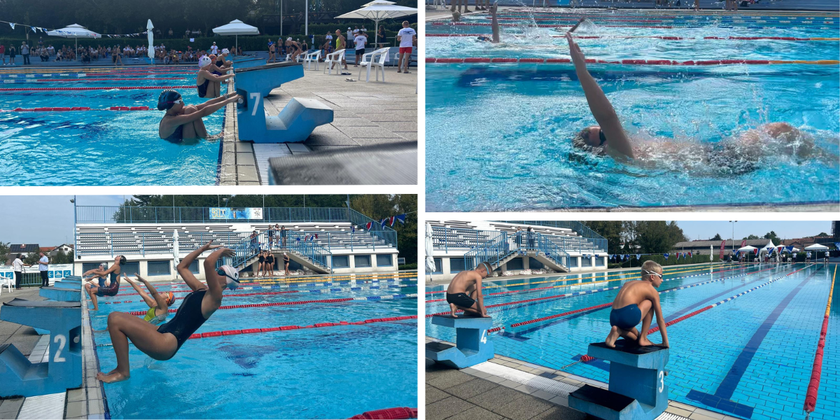 [FOTO] Nakon 20 godina na bjelovarske bazene vratio se spektakl sportskog plivanja