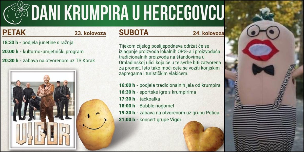 Dani krumpira u Hercegovcu sve su bliže, potraga za Krumpirkom još traje