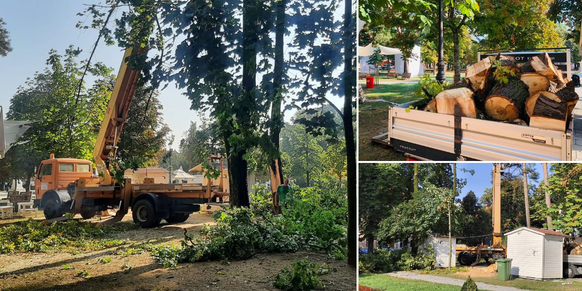 [FOTO] Jutro poslije oluje: 'Djeca su bila u Boho parku, moglo je završiti tragično'