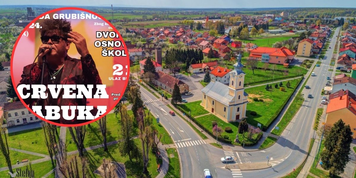 Koncert Crvene jabuke prebačen u školsku dvoranu