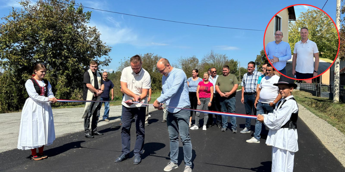 [FOTO] Cesta puštena u promet: Nakon 45 godina u Kašljavac stigao novi asfalt