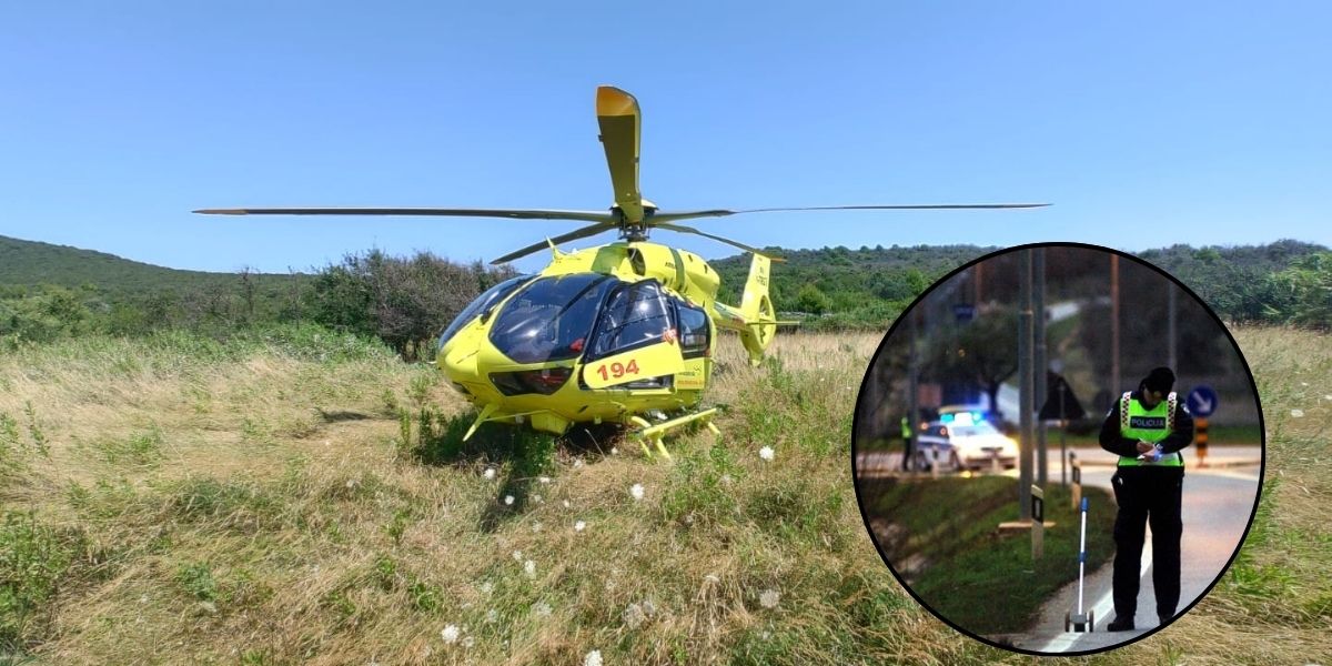 Zbog teških ozljeda pacijent prevezen helikopterom u KBC Dubrava