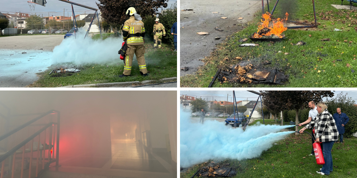 [FOTO/VIDEO] Izvanredna situacija u III. osnovnoj školi - vatra ugašena, učenici zbrinuti