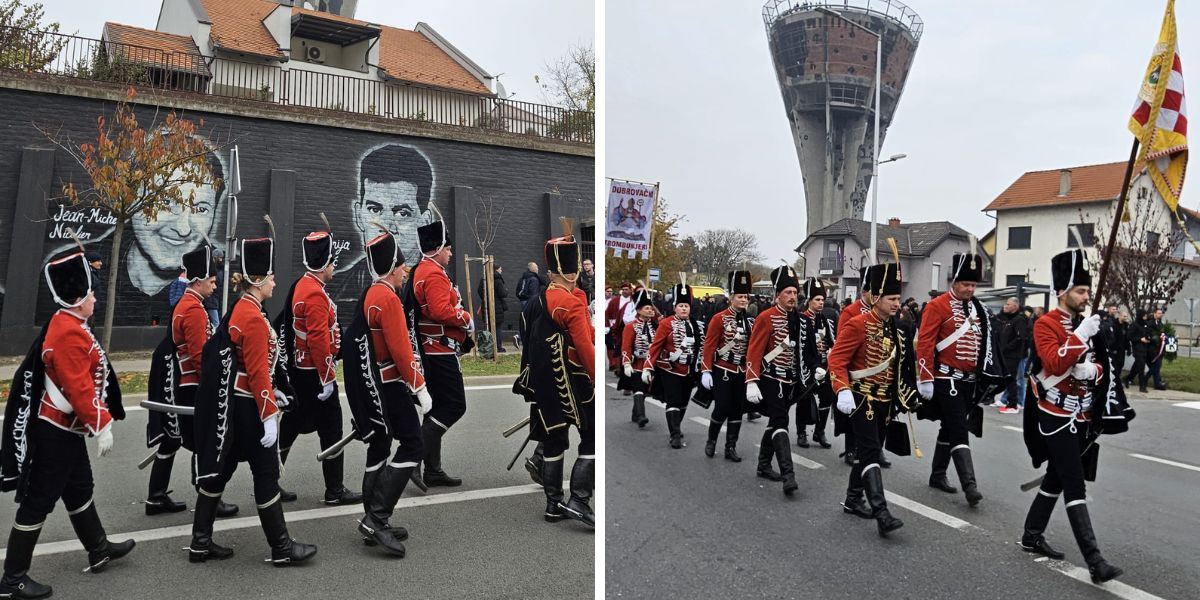 [FOTO/VIDEO] Među povijesnim postrojbama u Vukovaru ponosno koračaju i naši husari