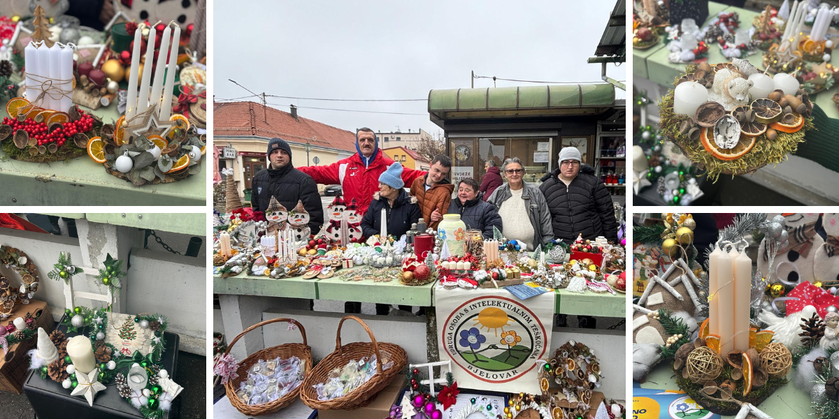 [FOTO] Zavirite u fotogaleriju unikatnih adventskih vijenaca i božićnih rukotvorina: Kupite ih možete na gradskoj tržnici!