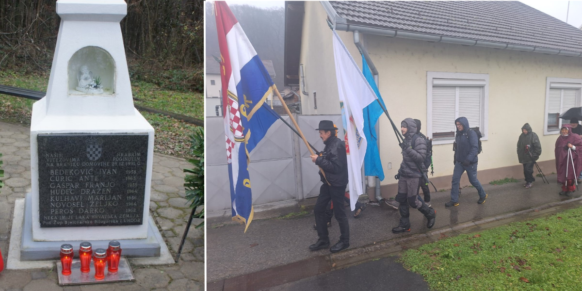 Tradicionalni Memorijalni planinarski pohod Fokinom stazom održan unatoč lošem vremenu