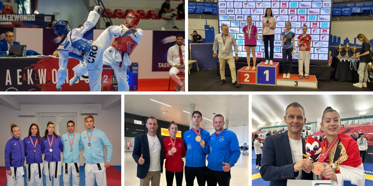 [FOTO] Tri kontinenta, devet zemalja, brojni naslovi: Taekwondo klub Fox zaključio 2024. godinu