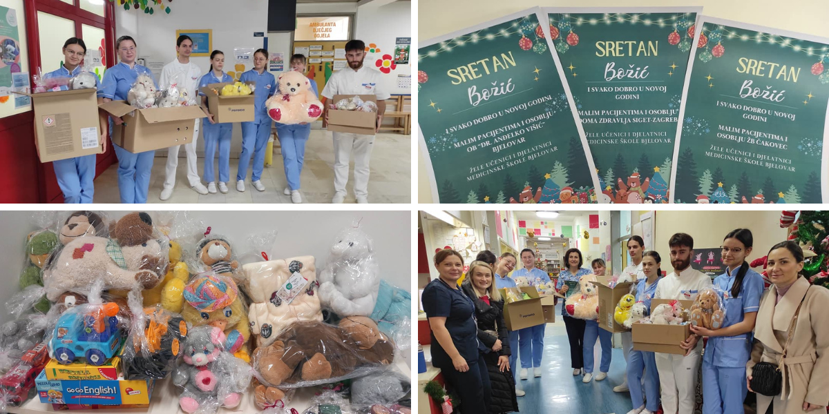 [FOTO] Veselje na pedijatriji: Mladi medicinari donijeli radost mališanima