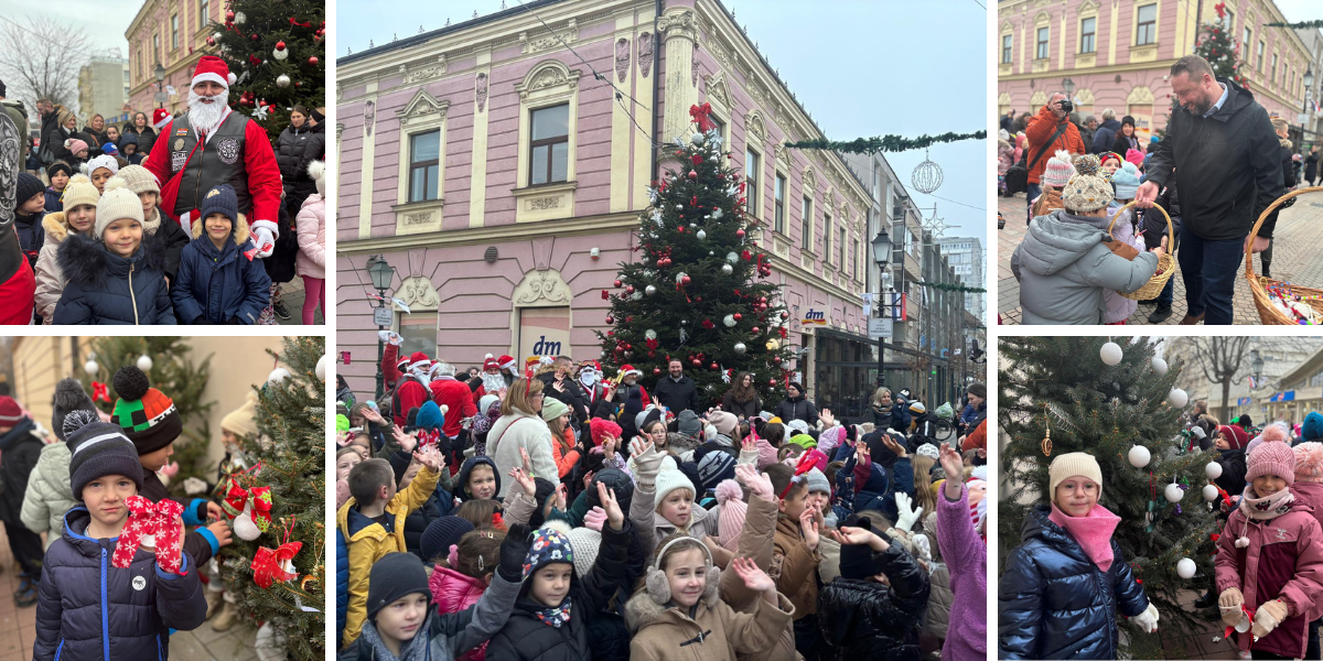 [FOTO] Korzom zavladala blagdanska euforija, mališani okitili božićno drvce, a posjetili su ih i Moto Mrazovi