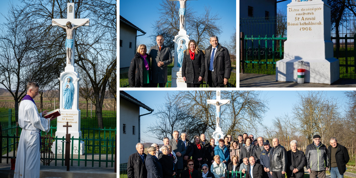 [FOTO] Stoljetni križ postavljen u čast sv. Ani napokon je dobio novo ruho