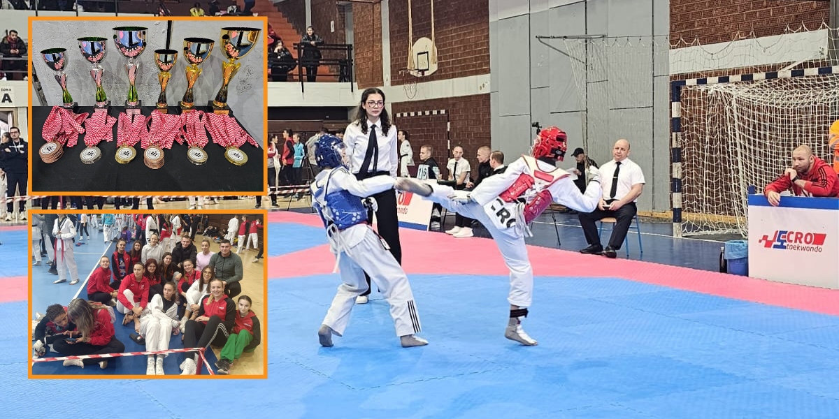 Taekwondo klub Omega: Uspješna organizacija Prvenstva Hrvatske i četiri medalje