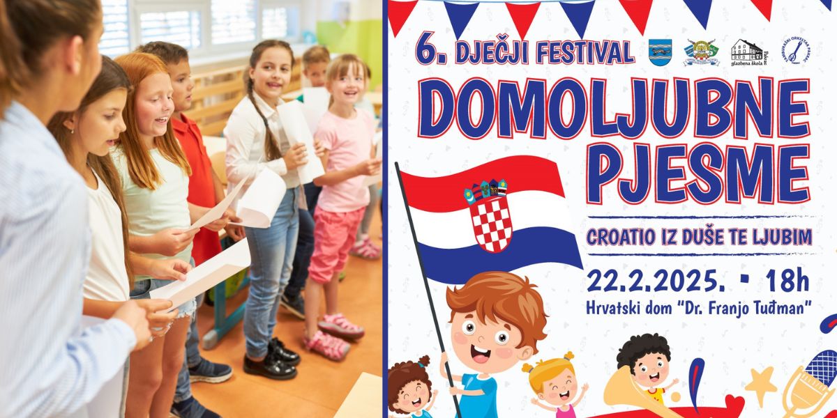 Prilika za raspjevane mališane: U tijeku su prijave za domoljubni dječji festival