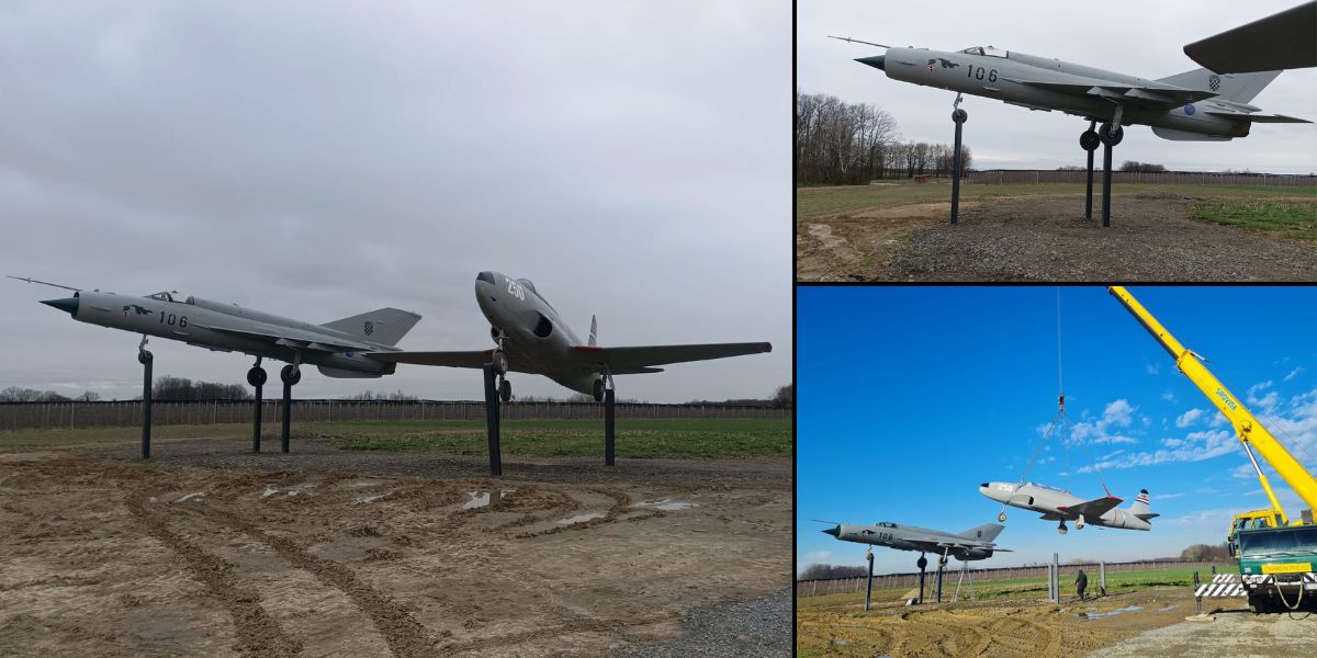 Na malom aerodromu postavljeni vojni eksponati, grad dobio impresivan muzej na otvorenom