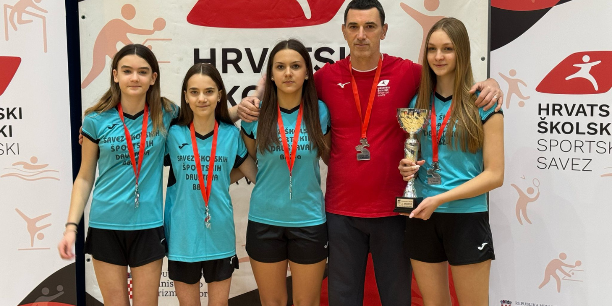 Bjelovarčanke osvojile drugom mjesto na državnoj završnici u badmintonu